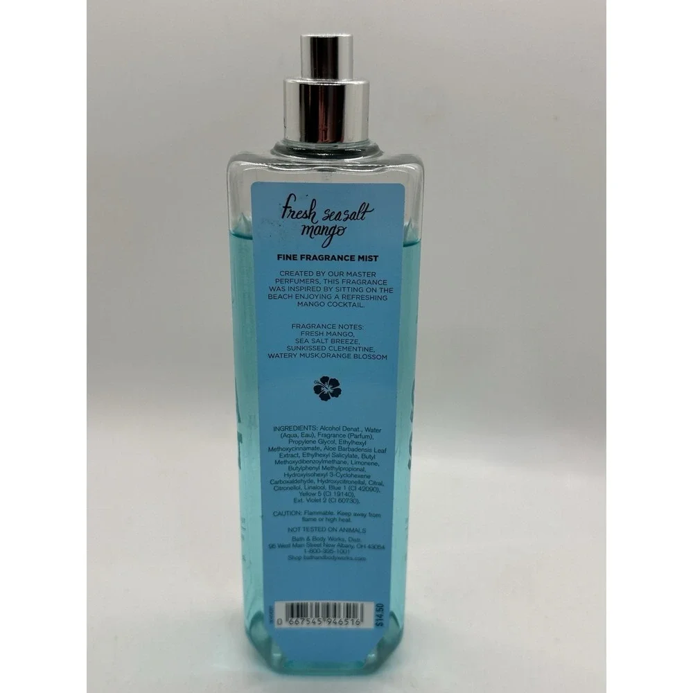 Bath &‎ Body Works Fresh Sea Salt Mango Fragrance Mist 8oz Retired Rare